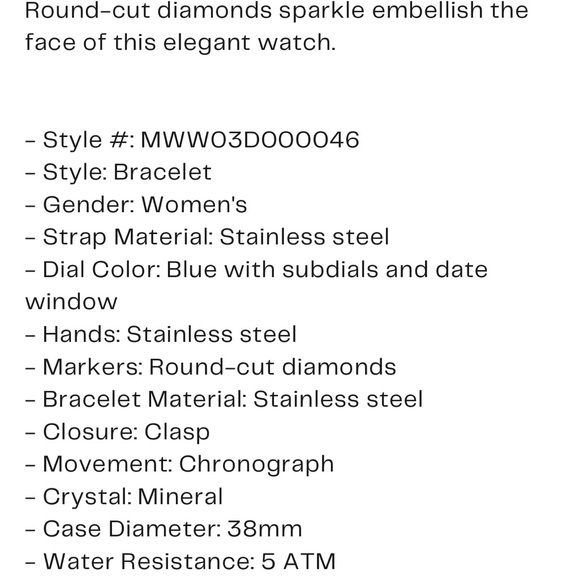 Michele CSX Watch - Picture 2 of 6